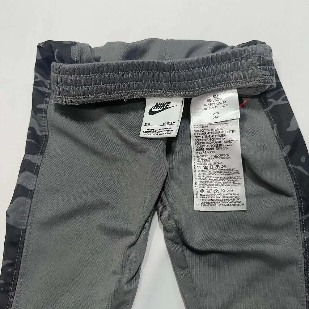 Nike Kids Camo Tracksuit Set Gray 18M